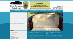 Desktop Screenshot of cleansensationautodetail.com